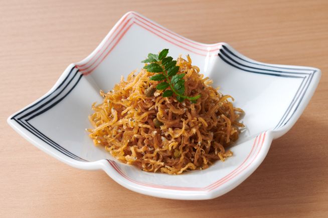 京都府的山椒吻仔魚乾(農林水產省「日本傳統食圖鑑」)