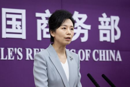 中國商務部發言人何詠前(EPA時事)