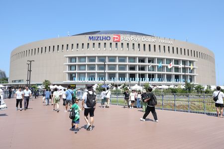 Mizuho PayPay Dome 福岡。攝於2024年8月,福岡市中央區