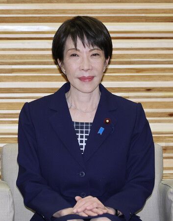 首相高市早苗出席閣議。9日攝於首相官邸