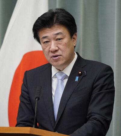 官房長官木原稔舉行記者會。4日於首相官邸