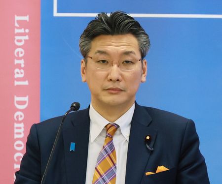 橋本岳。2023年3月攝於自民黨總部