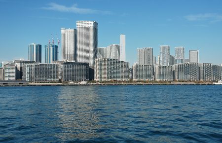 東京都內的高樓住宅群。攝於2025年12月