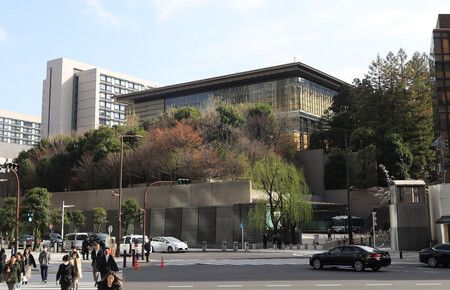 首相官邸。3月27日、東京都千代田區