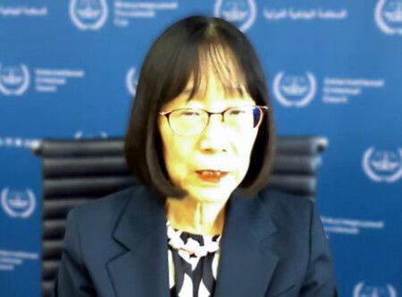 遭美國列為制裁對象後,國際刑事法院(ICC,總部位於荷蘭海牙)院長赤根智子26日出席日本記者俱樂部主辦的線上記者會
