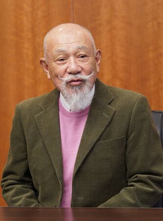 日本財團名譽會長笹川陽平19日在莫斯科的日本駐俄羅斯大使館舉行記者會