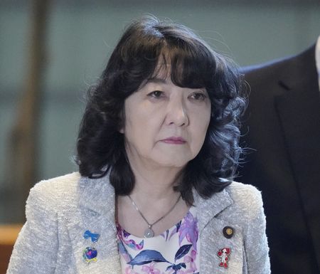 日本財務大臣片山皋月。18日攝於首相官邸