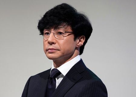 SMILE-UP.(前傑尼斯事務所)社長東山紀之。2023年10月攝於東京都內。(EPA時事)