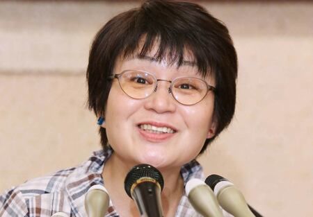日本小說家宮部美幸。(攝於2016年)