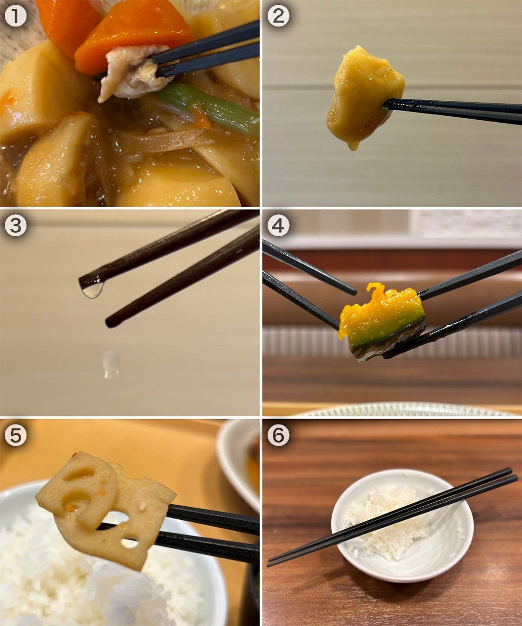 تجنب هذه الأخطاء الشائعة عند استخدام عيدان الطعام. (© Nippon.com)