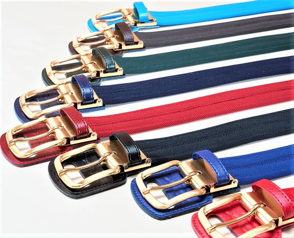  صورة لحزام كور اينرغي في تسعة ألوان مختلفة. تتوفر إصدارات منها للحكام وأخرى للاعبين المبتدئين. © كور تكنولوجي.