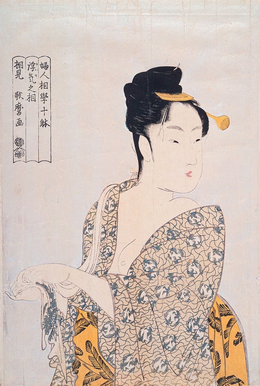 لوحة (النوع المتقلب: من مجموعة عشرة أنواعٍ من ملامح المرأة)، حوالي 1792-1793. (© مكتبة نيويورك العامة)