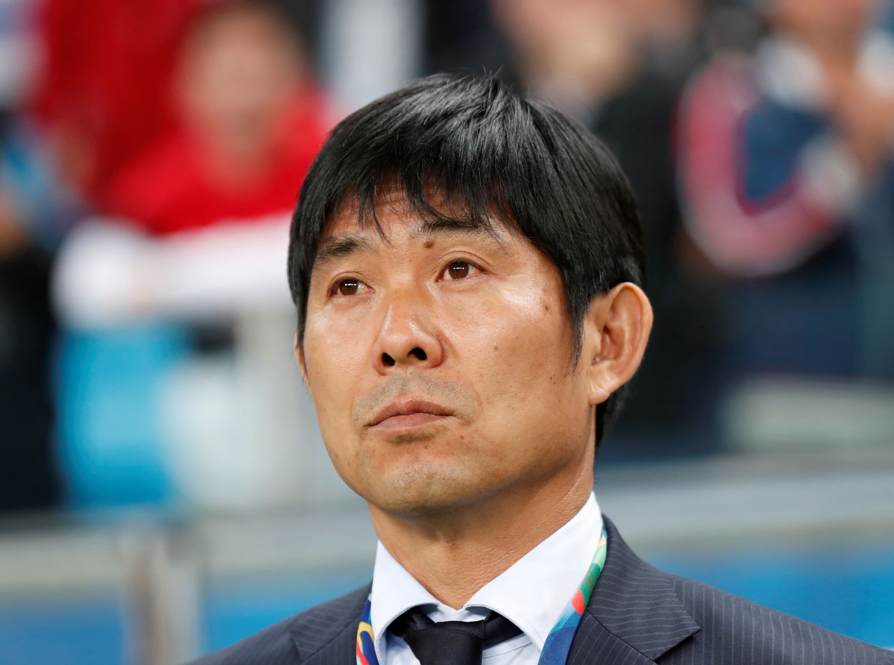 هاجيمي مورياسو مدرب منتخب اليابان الأول لكرة القدم - صورة من أرشيف رويترز