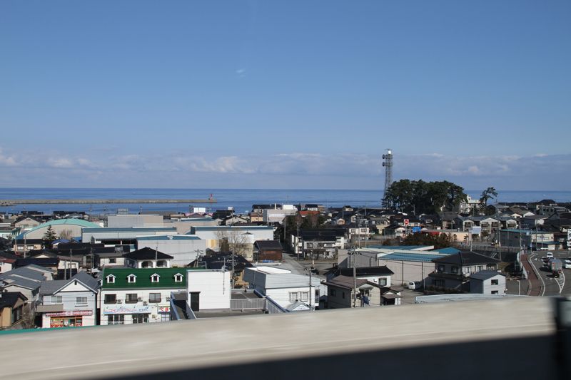 糸鱼川站附近的日本海