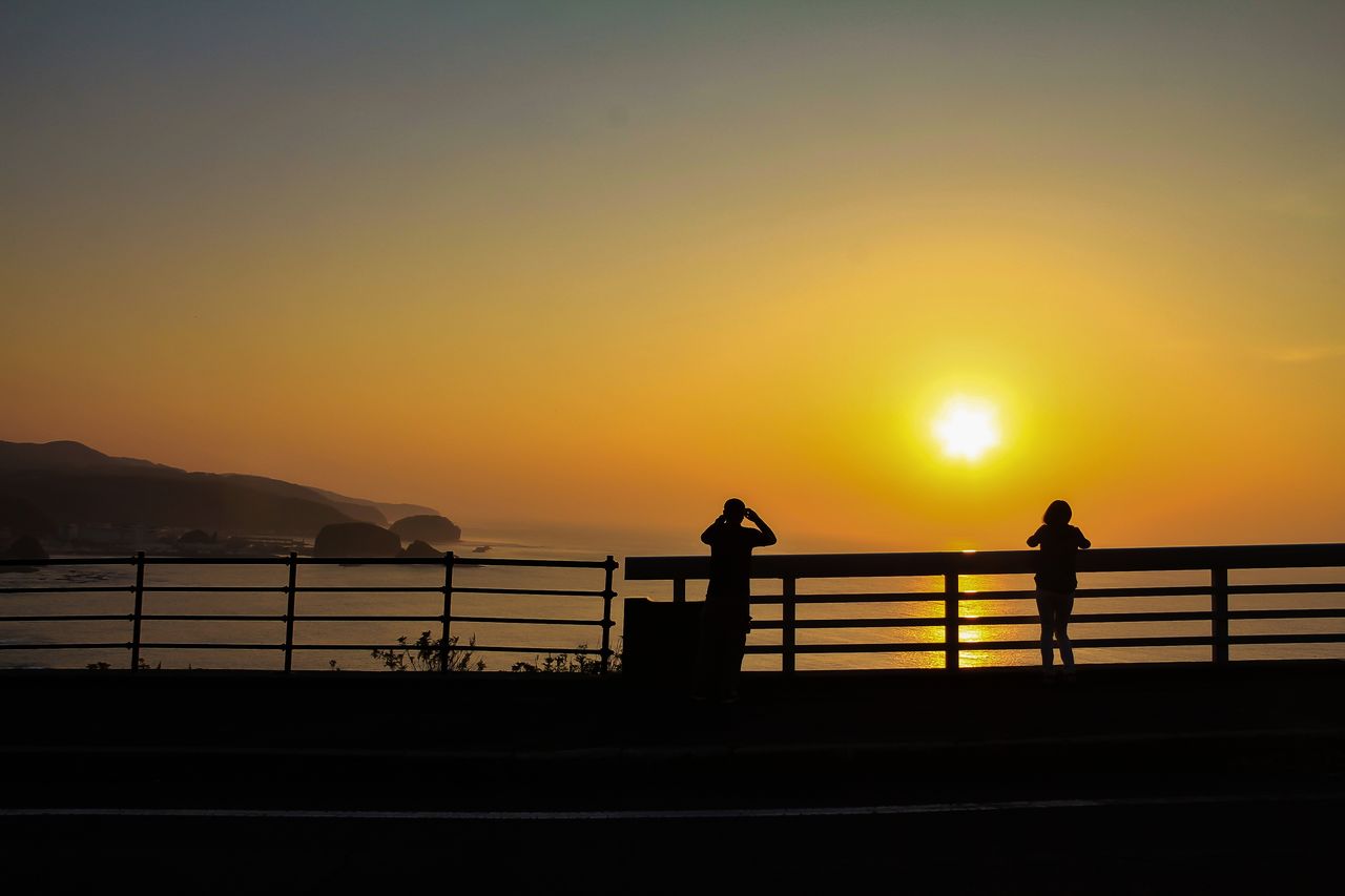 欣赏落日的绝佳地点　照片提供：知床斜里町观光协会