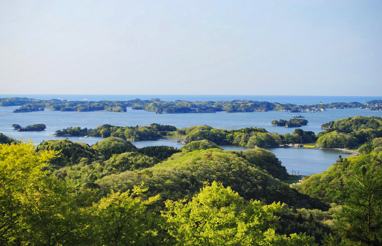 错落有致的大小岛屿（图片：松岛观光协会）