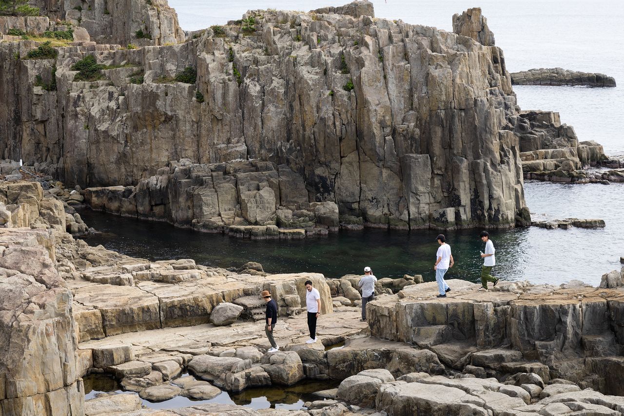 “千叠敷”的地面情况对较好,带孩子的游客也能放心前往