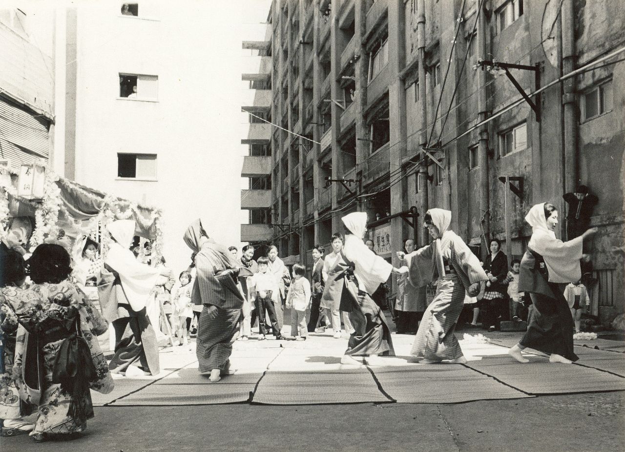 祈愿煤矿生产安全的祭典活动(图片:军舰岛数字博物馆)