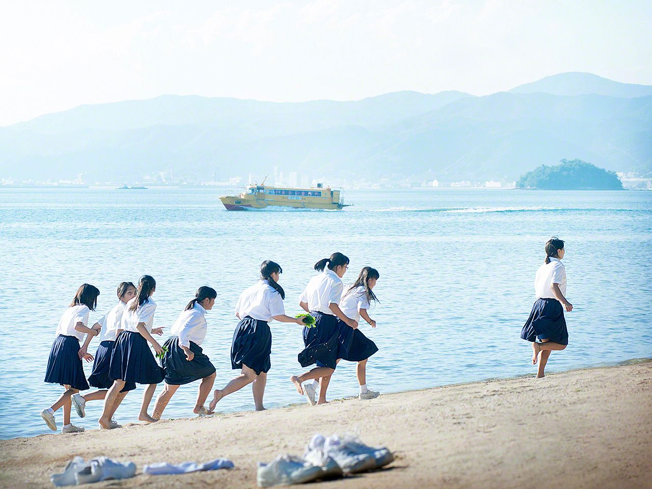 濑户内海，是女孩子们自幼戏耍的游乐场（因岛）