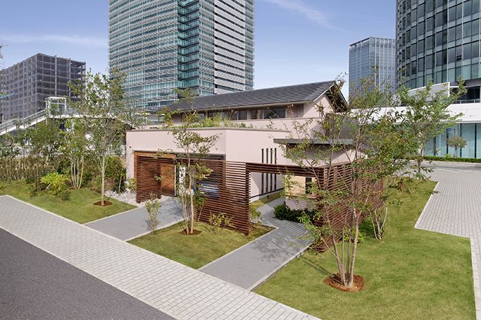 在横滨港未来21地区建成的实验性智能住宅(照片提供:积水House株式会社)