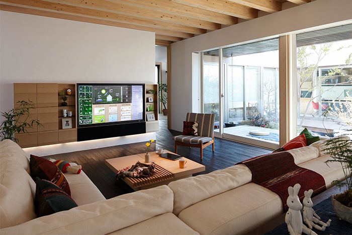 “Green First”与“Network Technology”融为一体的“观环居”。验证新型住宅的舒适性和恒久性。(照片提供:积水House株式会社)