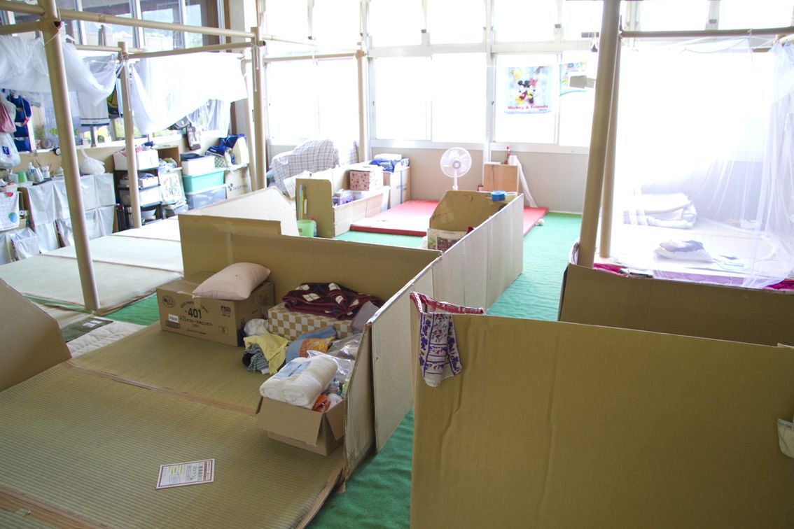 在综合体育馆中,个人隐私无法得到保护。