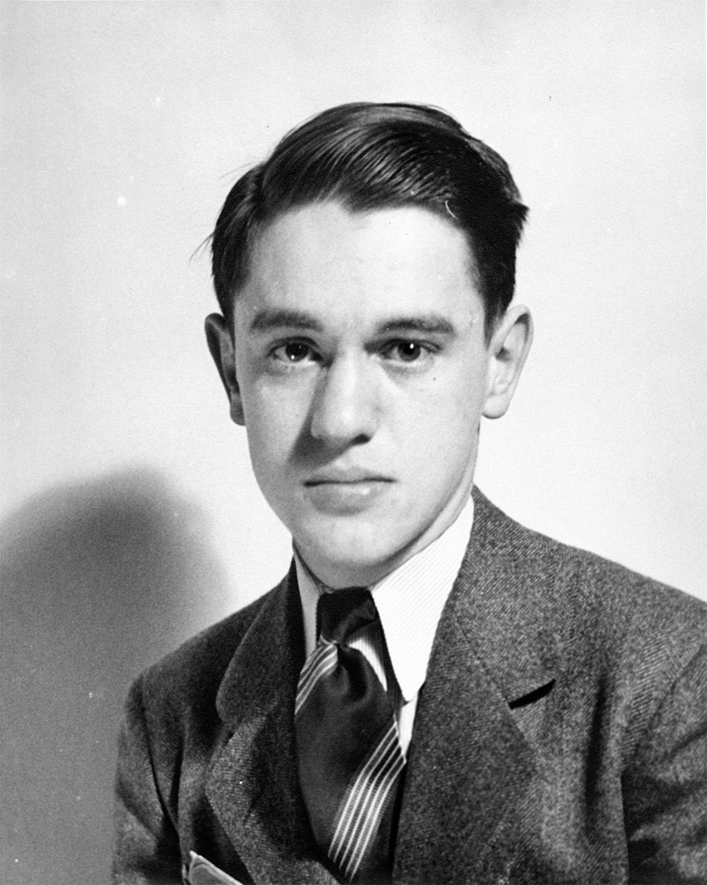 1938年，16岁。哥伦比亚大学入学时期（提供：柏崎唐纳德・金中心）