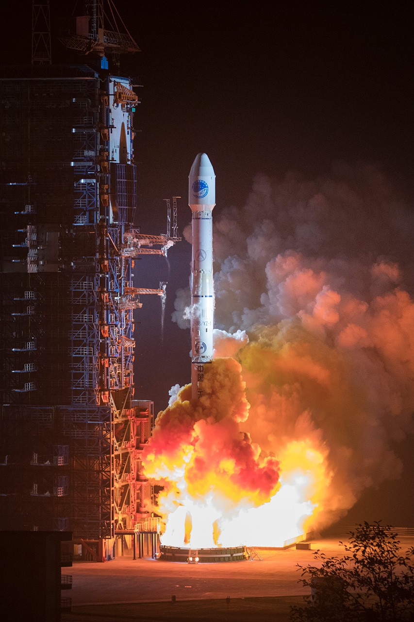 中国版GPS“北斗”系统组网卫星于2018年11月19日在西昌卫星发射中心发射升空（新华社／Aflo）