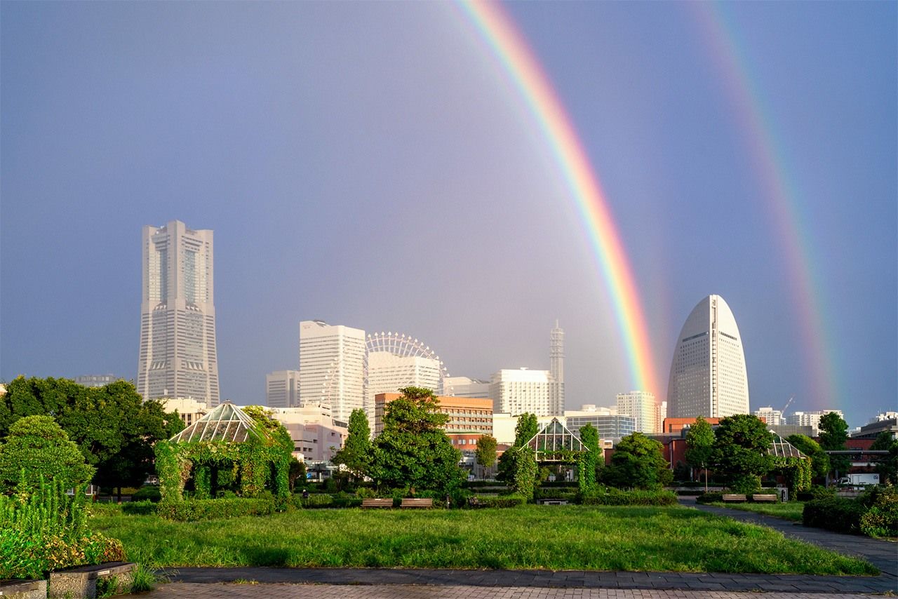神奈川县横滨港未来区的彩虹（图片：PIXTA）