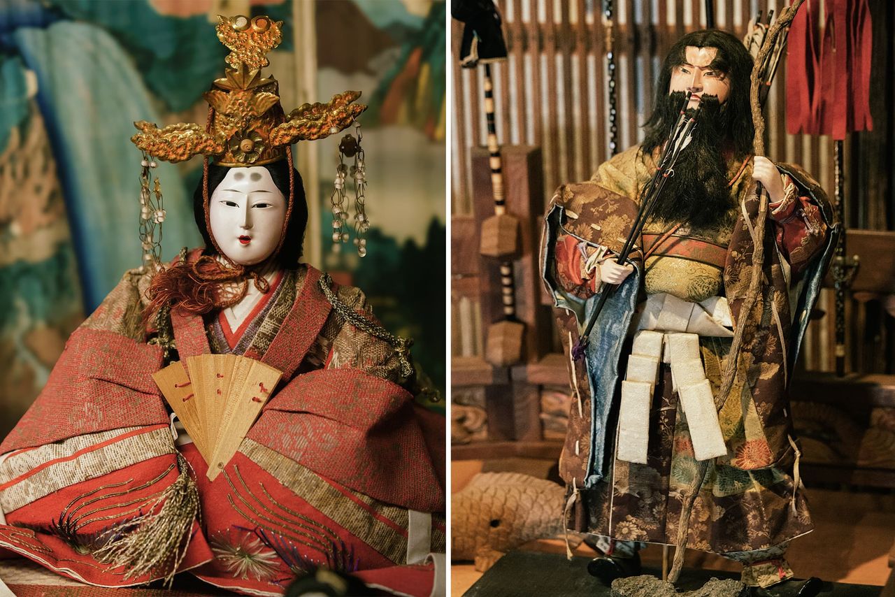 代代相传的女儿节人偶和男孩节武士人偶