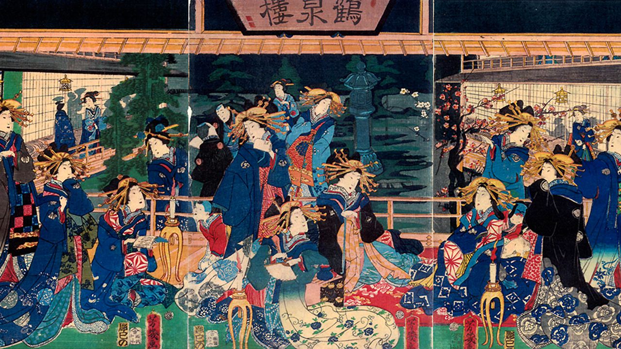 文化摇篮江户吉原 幕府公认的花街柳巷 孕育了浮世绘 歌舞伎及狂歌 Nippon Com