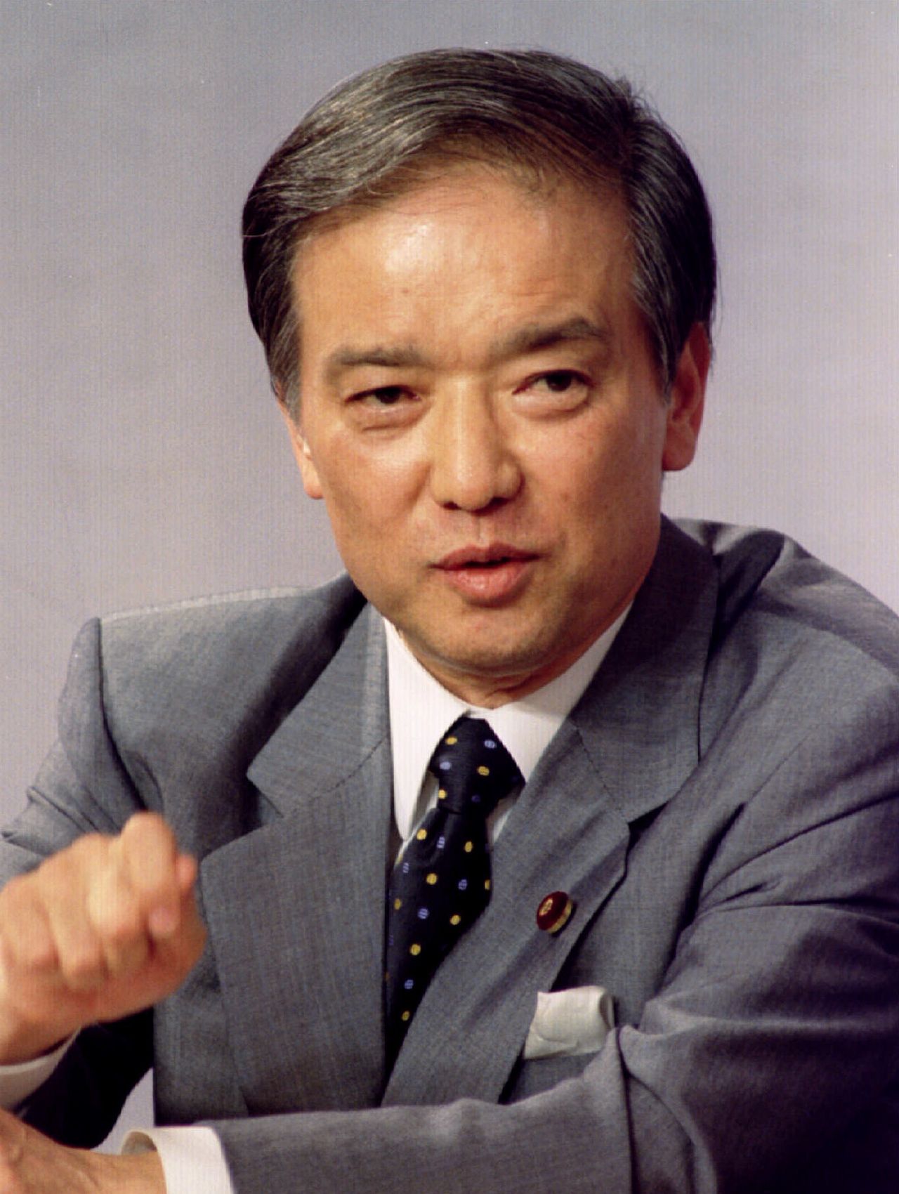 日本前首相海部俊树（1994年6月29日，路透社）