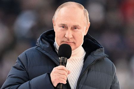 俄国总统普京（18日于莫斯科，AFP/时事社）