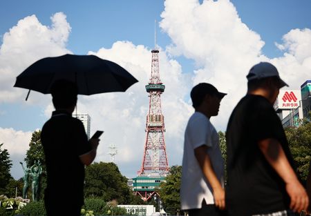 札幌市录得观测史上最高气温36.3度，8月23日，札幌市中央区