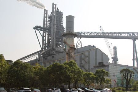 被视为日中合作“象征”的宝山钢铁厂,2022年9月16日,中国上海