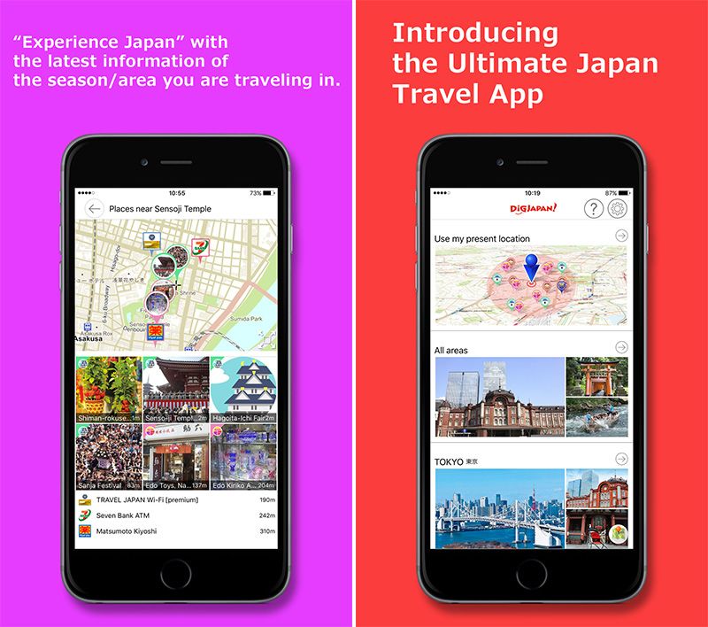 how to use japan travel app