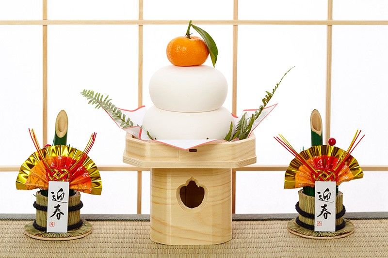 Kagami Mochi - bánh mochi truyền thống được ăn vào dịp năm mới ở Nhật 