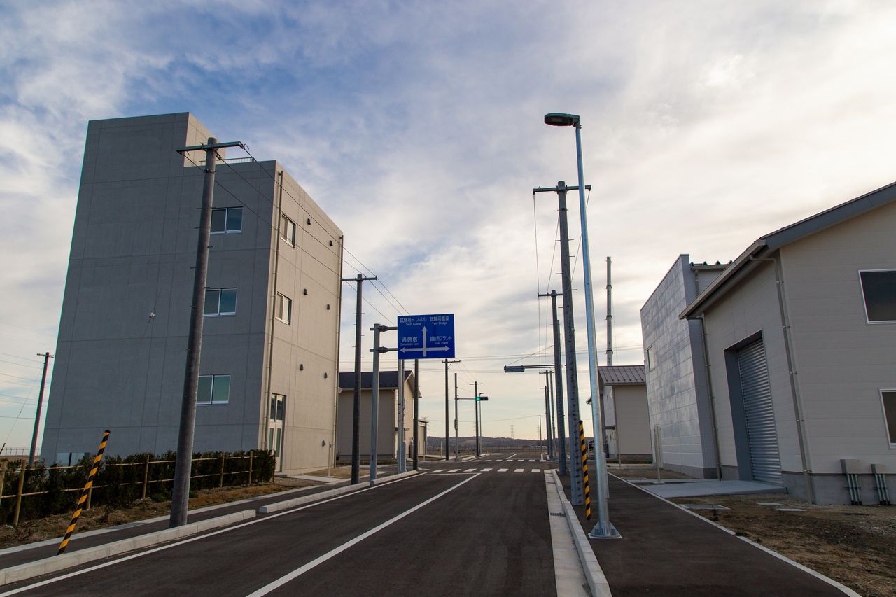 Three of the buildings in the urban zone can be used for testing.