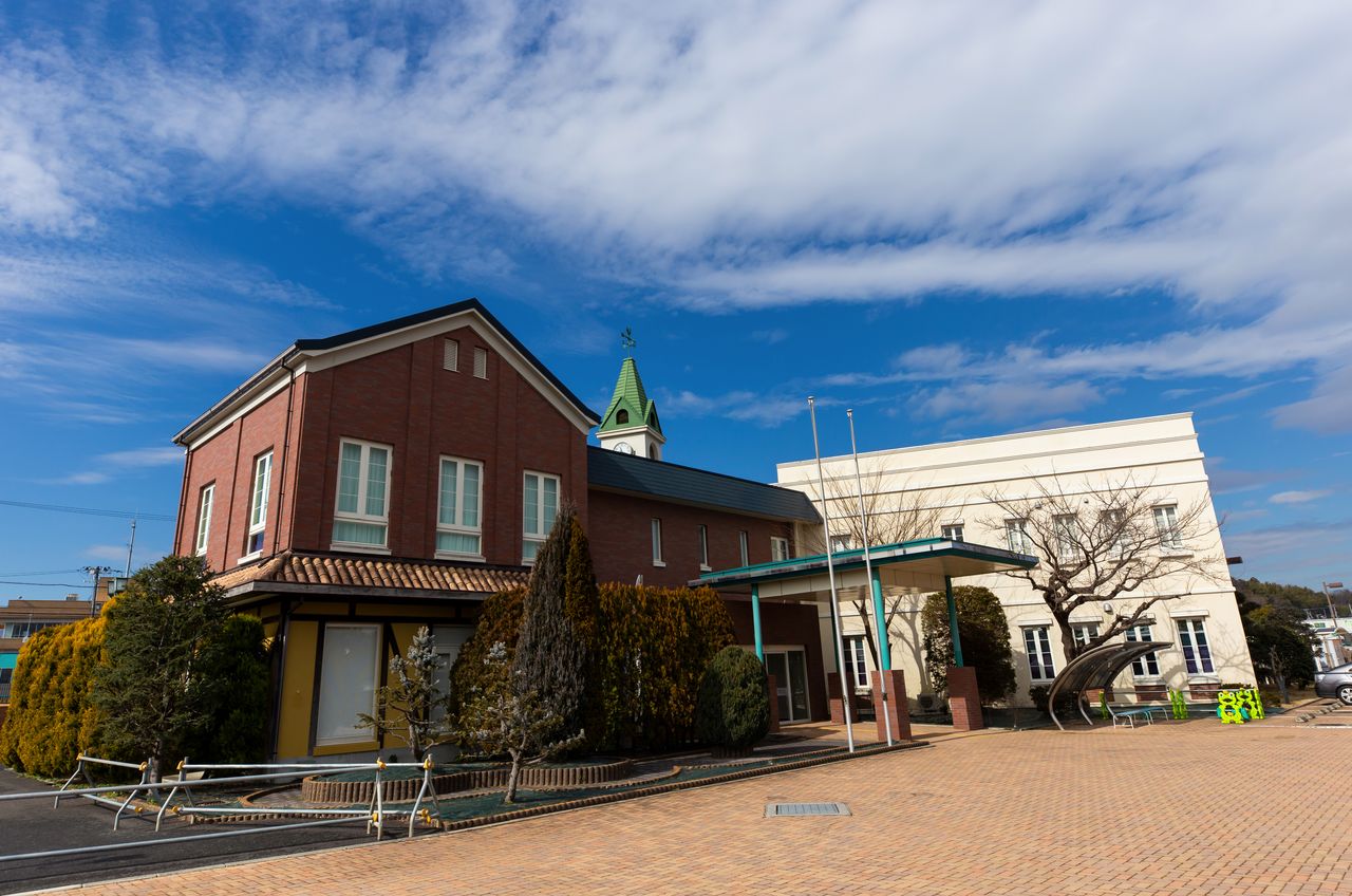 The Decommissioning Archive Center, housed in the former Energy Museum that used to promote the Fukushima Daini Nuclear Power Station.