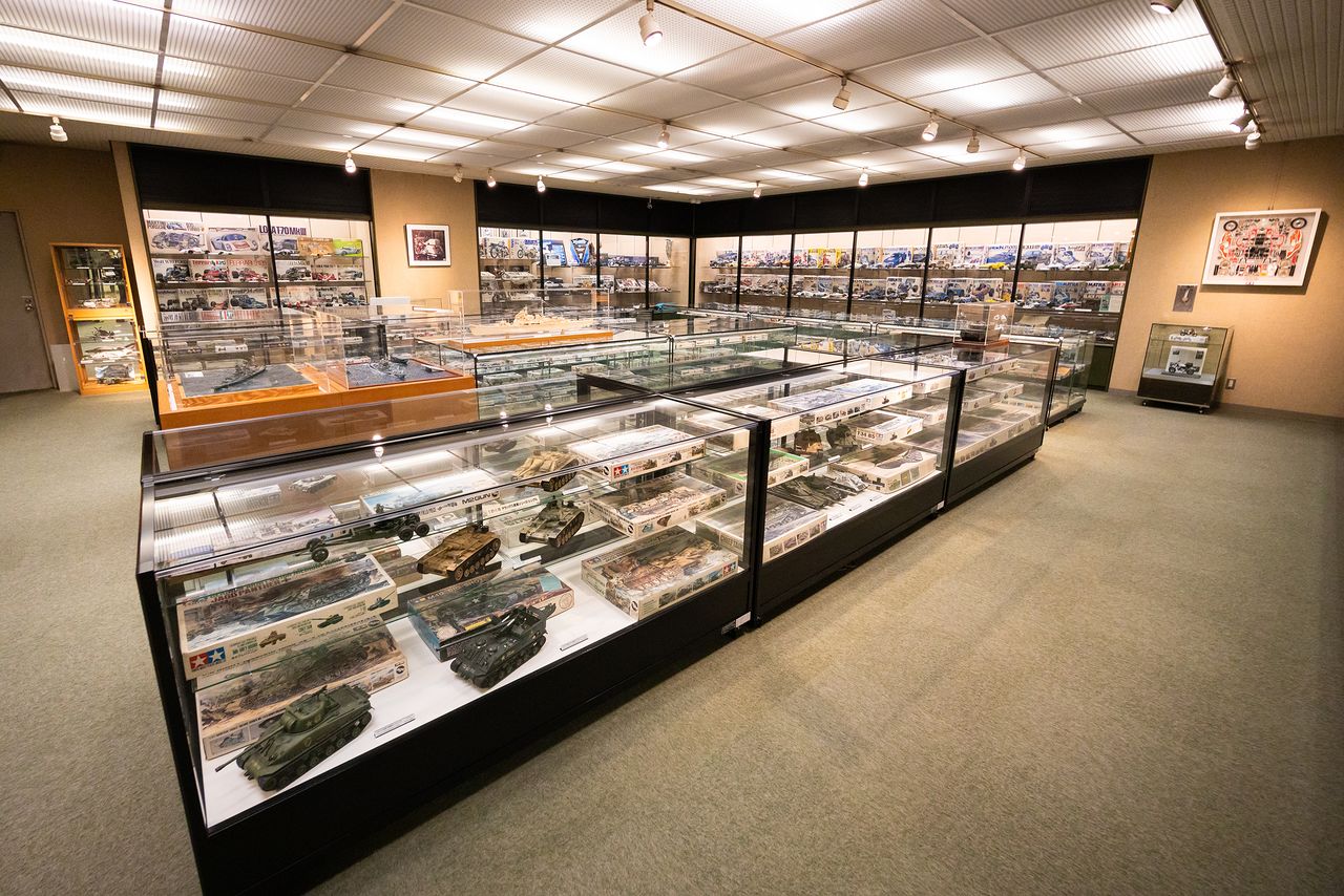 Tamiya’s Archive Room. (© Nippon.com)