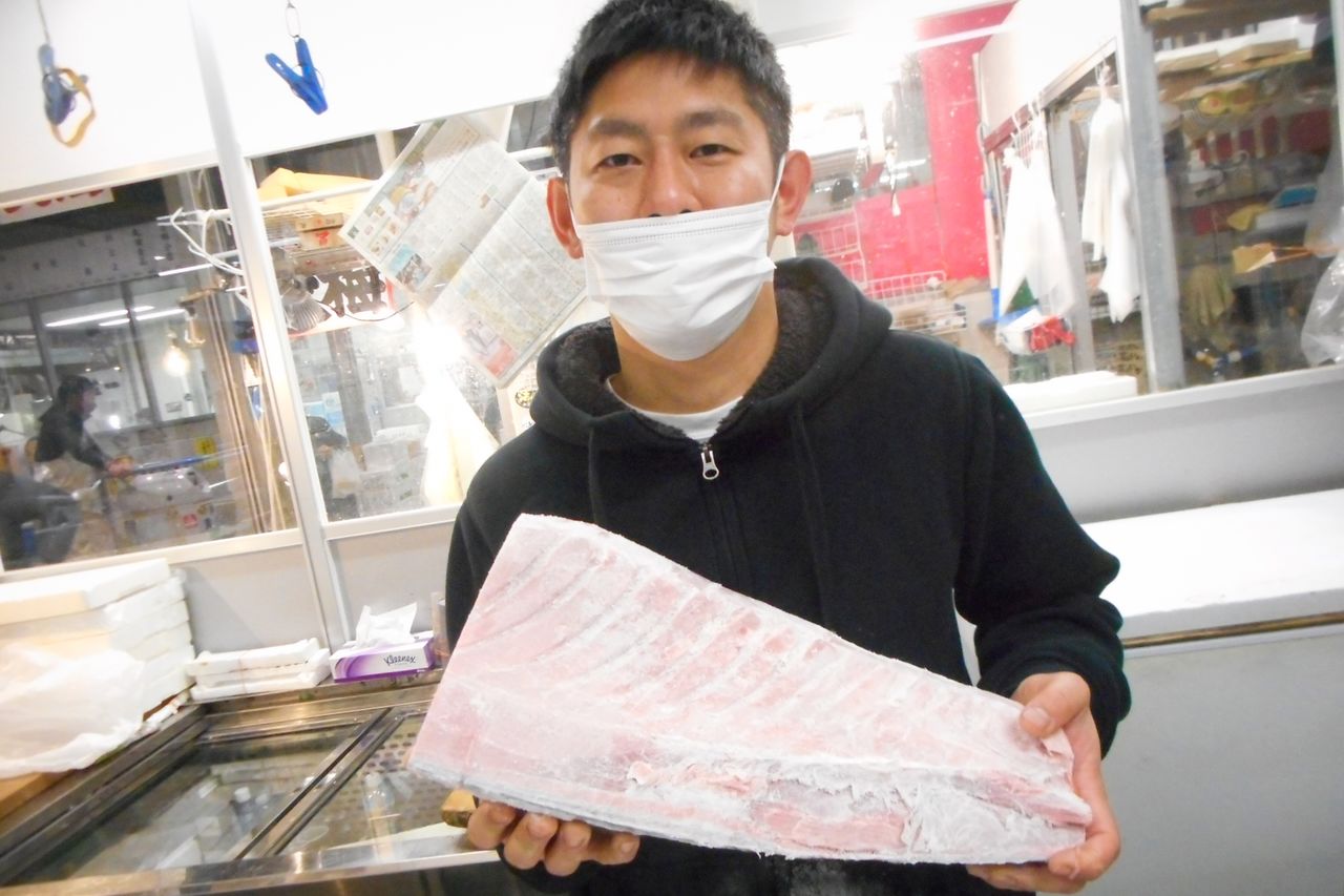 Tanaka Yoshinao, head of the tuna wholesaler Daihana.
