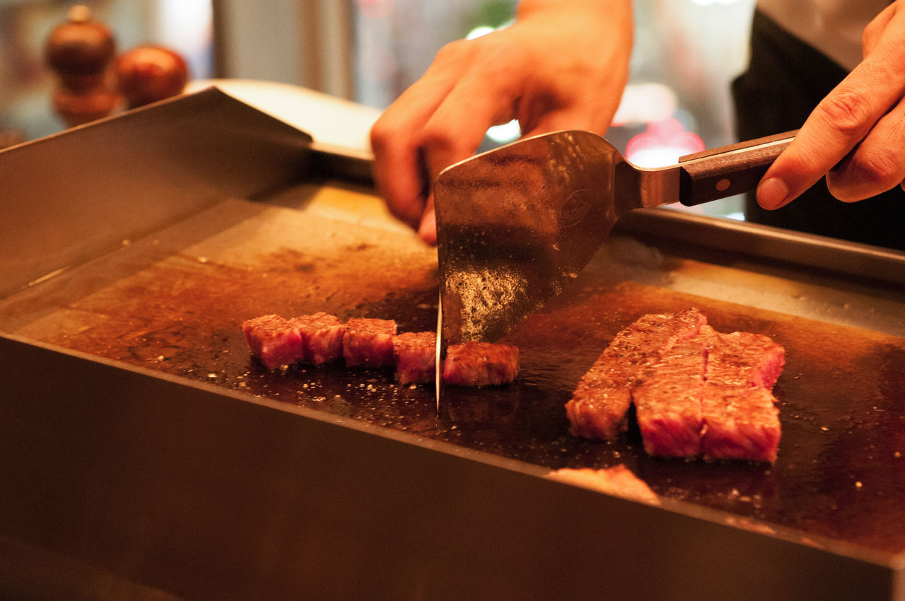 A serving of halal Kobe steak. (Photo courtesy of Misono Inc.)