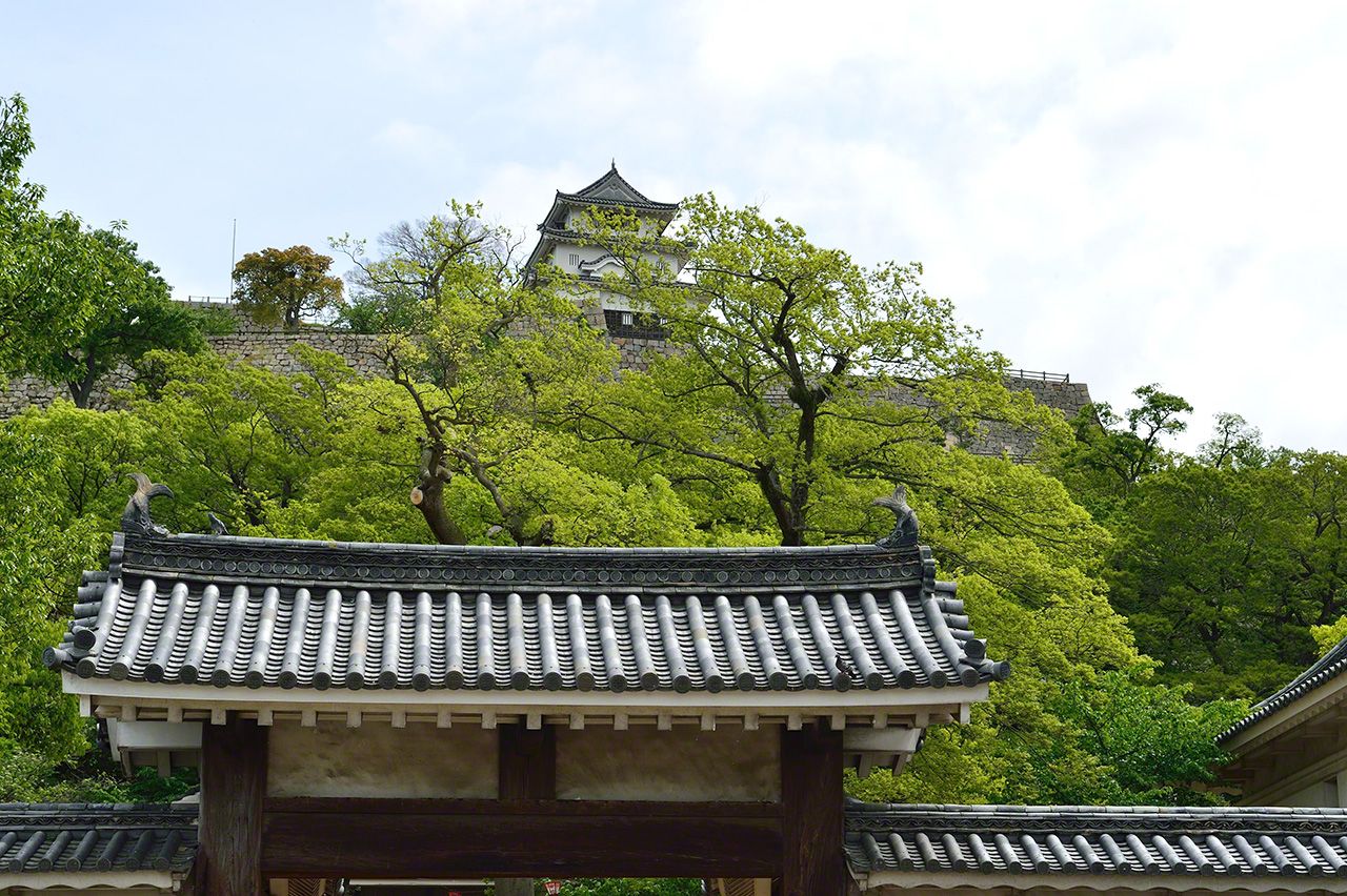 Marugame Castle, Kagawa Prefecture (built in 1597).