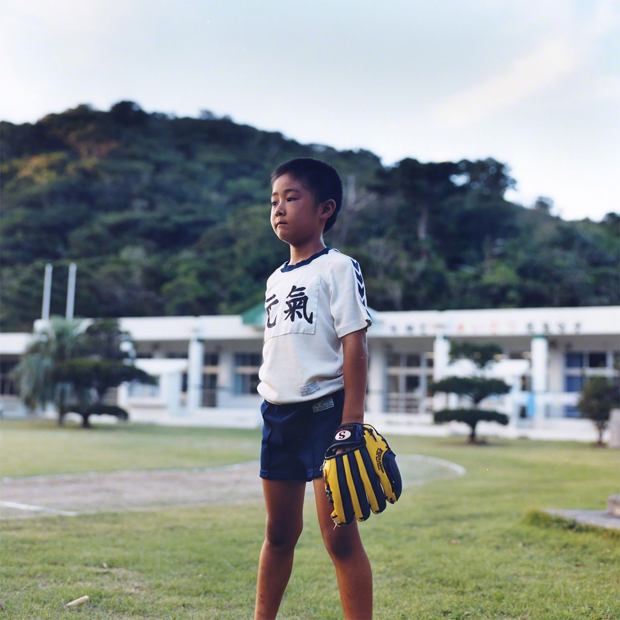The Funauki district of Iriomotejima has just one elementary student (pictured) and one junior high school student.