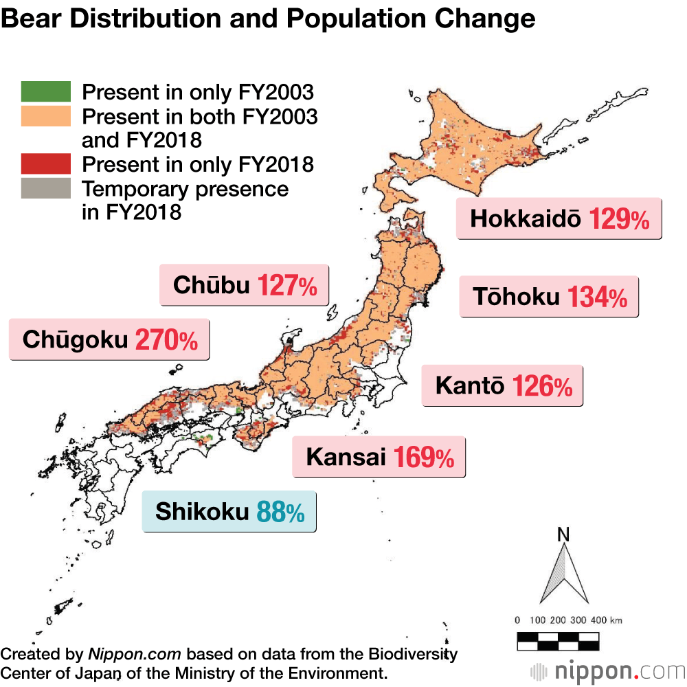 Bear Distribution and Population Change