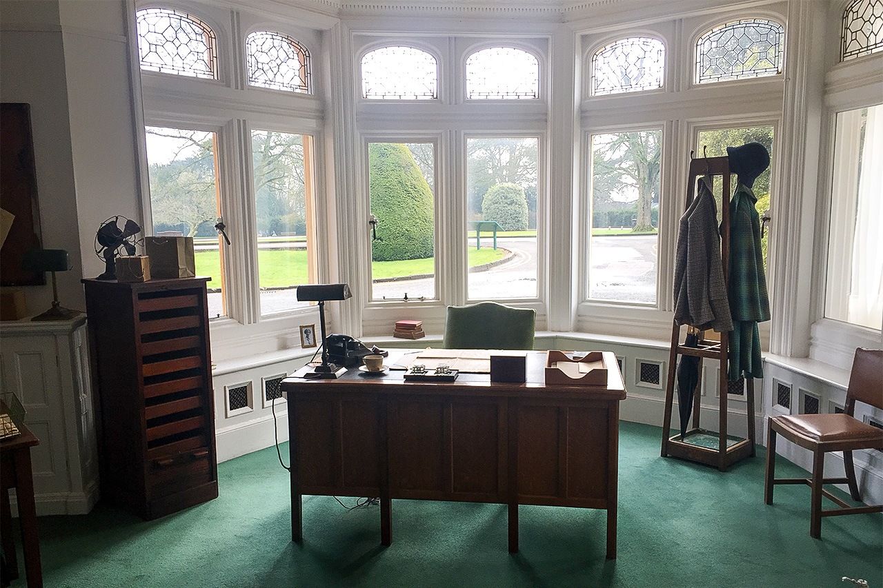 A room at Bletchley Park, where the visiting American intelligence officer forged the special relationship and started cooperation on code-breaking. (Photo by the author)