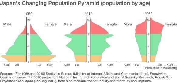Japan Demographics Chart
