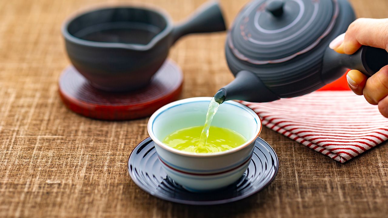 日本の緑茶の多くの品種