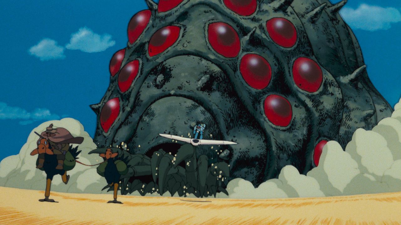 A giant Ohmu from Nausicaä of the Valley of the Wind. (© Studio Ghibli)