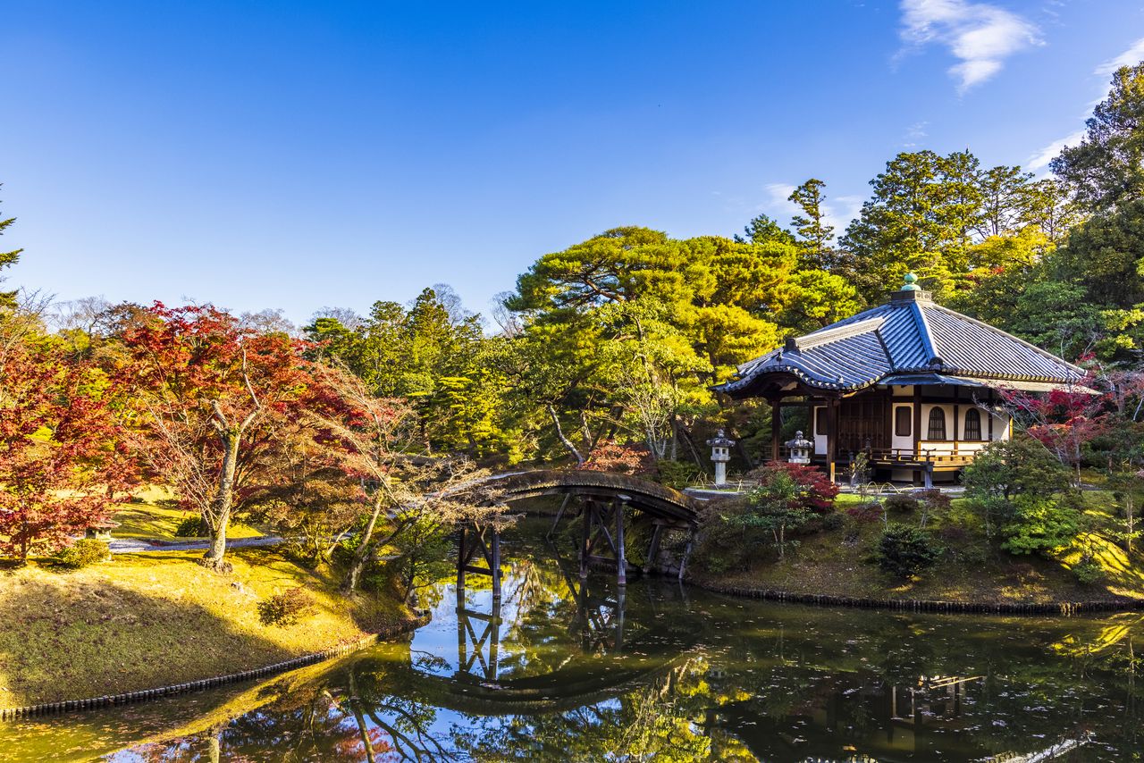 Katsura Rikyū garden in Kyoto. (© Pixta)